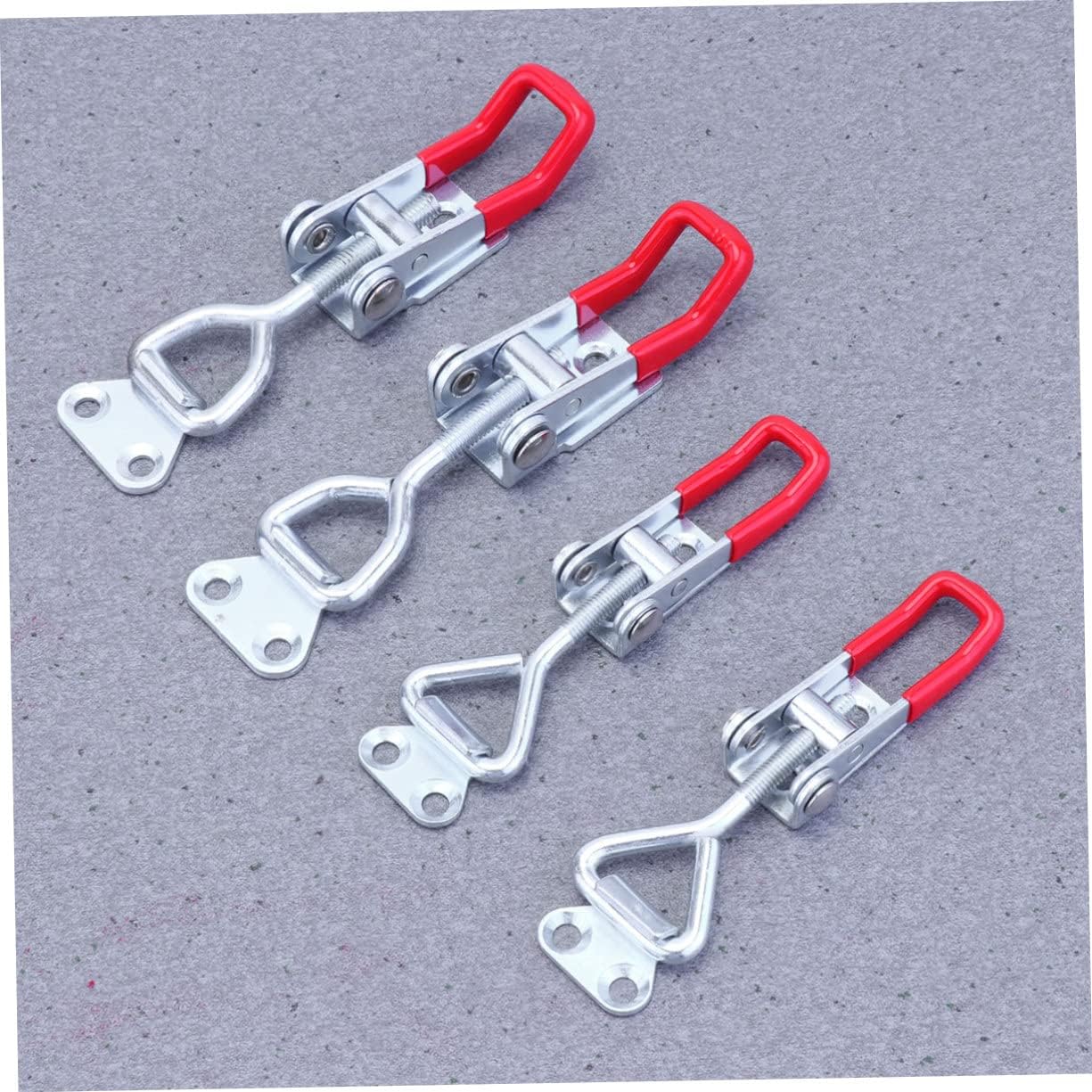 DOITOOL 2 Pcs 4001 4002 toggle clamp adjustable clamp stainless steel clamp quick release clamp locking clamp action clamps 90 degree clamp toggle latch clamp bolt stainless steel clip