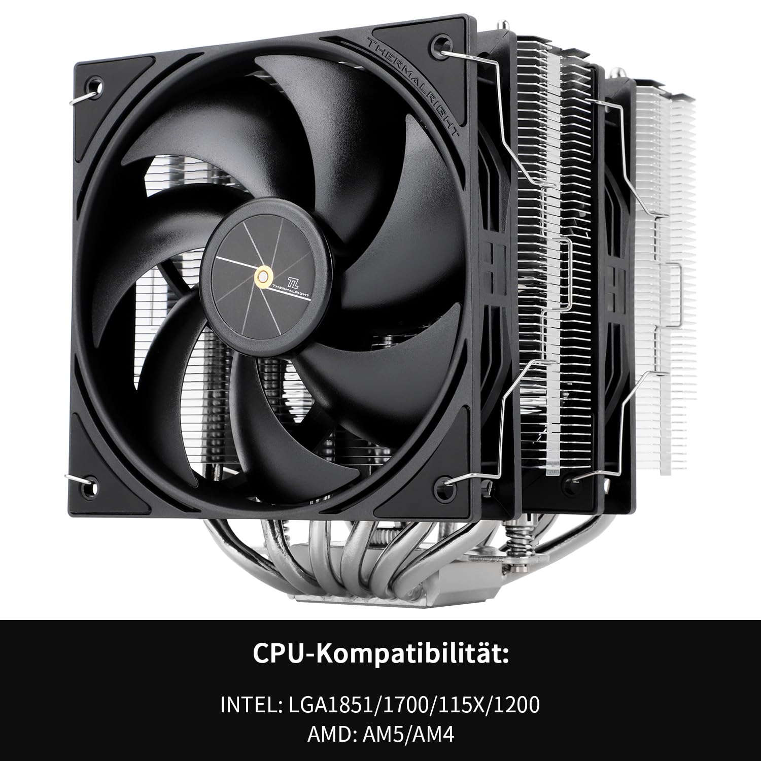 Thermalright Peerless Assassin 120 SE V3 - Enfriador de aire para CPU (6 tubos de calor, doble torre, ventilador TL-P12 PWM, cubierta de disipador de calor de aluminio, para AM4/AM5, Intel LGA1851
