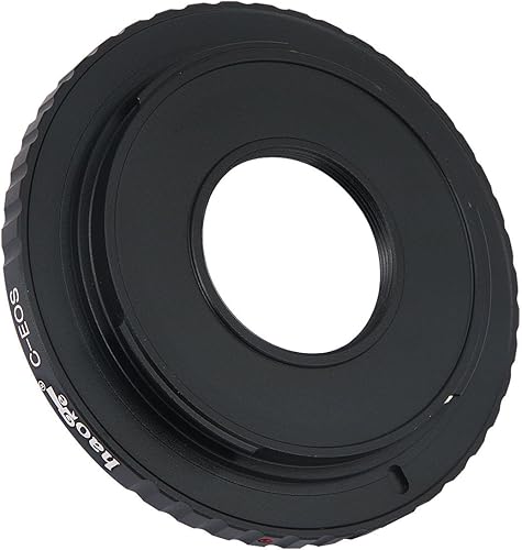 Miniatura 5 de Haoge Adaptador manual de montaje de lente para cámara de cine de CCTV Cine de montaje en C a Canon EOS Rebel 80D 70D 60D 50D 550D 500D 5D 5DS 7D EF
