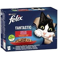 Purina Cibo per gatti Pollo Manzo Agnello Coniglio 12 x 85 g