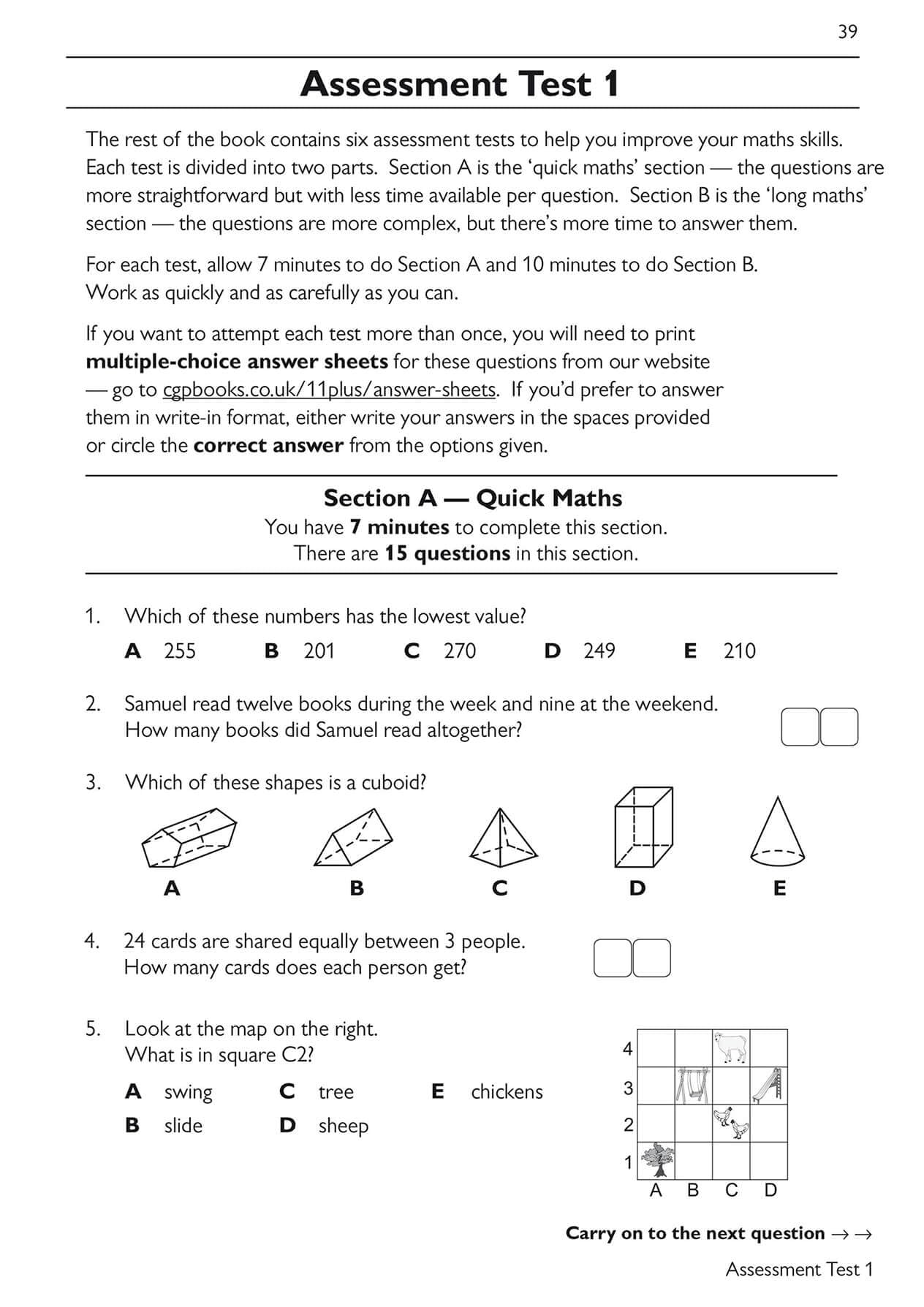 New 11+ CEM Maths Practice Book & Assessment Tests - Ages 7-8 (with Online Edition) (CGP 11+ CEM) - Image 8