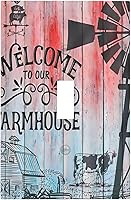 Vista 32 de Deep Blue Sea Turtles 1 Gang Outlet Covers Duplex Receptáculo Placa de pared Decorativa Eléctrica Placa Delantera Interruptores de Luz para Cocina