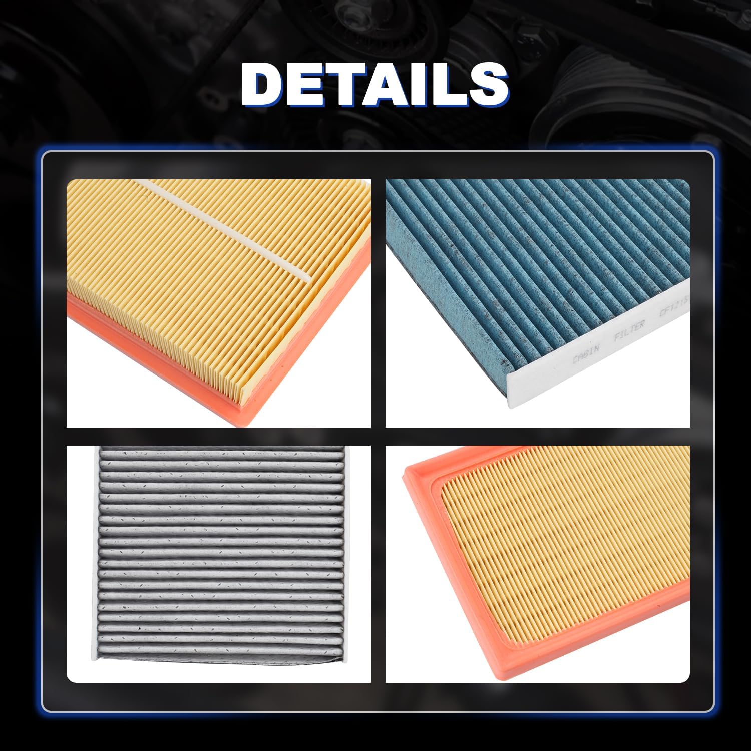 Hybrid Only RAV4/Camry/Highlander Upgrade Engine & Cabin Air Filter for 2019-2025 RAV4 Hybrid, 2018-2025 Camry Hybrid, 2020-2025 Highlander Hybrid, 2021-2025 Sienna, 2019-2022 Avalon Hybrid