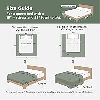 Vista 7 de Bedsure Full Size Comforter Set - 7 Pieces Floral Sage Green Soft Bedding Sets, Full Bed in a Bag with Botanical Flowers Comforter, Sheets