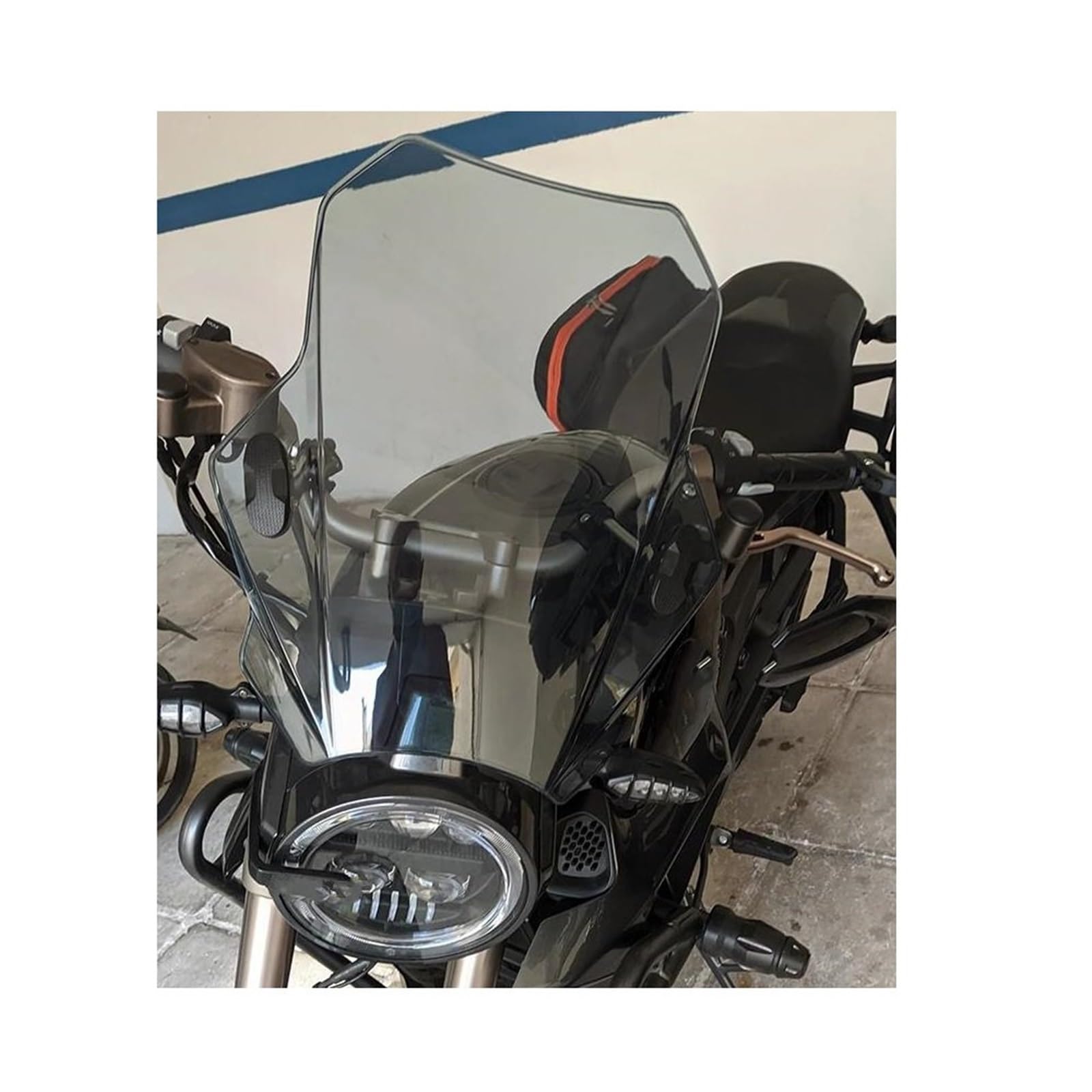 Protecteur de Visière Pare-Brise pour Moto pour pour CB300F, pour CB400F, pour CB500F pour CB 300F, 400F, 500F Déflecteur De Vent Avant Flyscreen(Clair,X-3)
