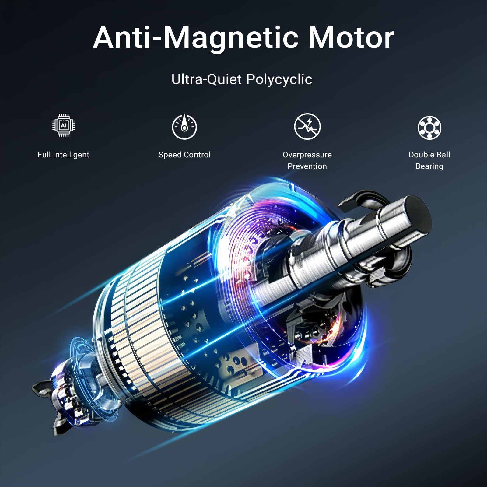 Lian Remontoir automatique pour montre avec moteur silencieux Mabuchi en verre acrylique anti-éraflures, alimenté par piles ou adaptateur secteur