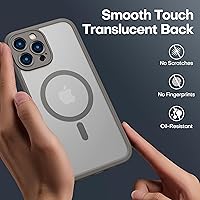 Vista 69 de ImpactStrong Magnetic Guard Designed for iPhone 14 Pro Max Case [Camera Protection] [Military Grade Drop Tested] [Compatible with MagSafe] Slim Black