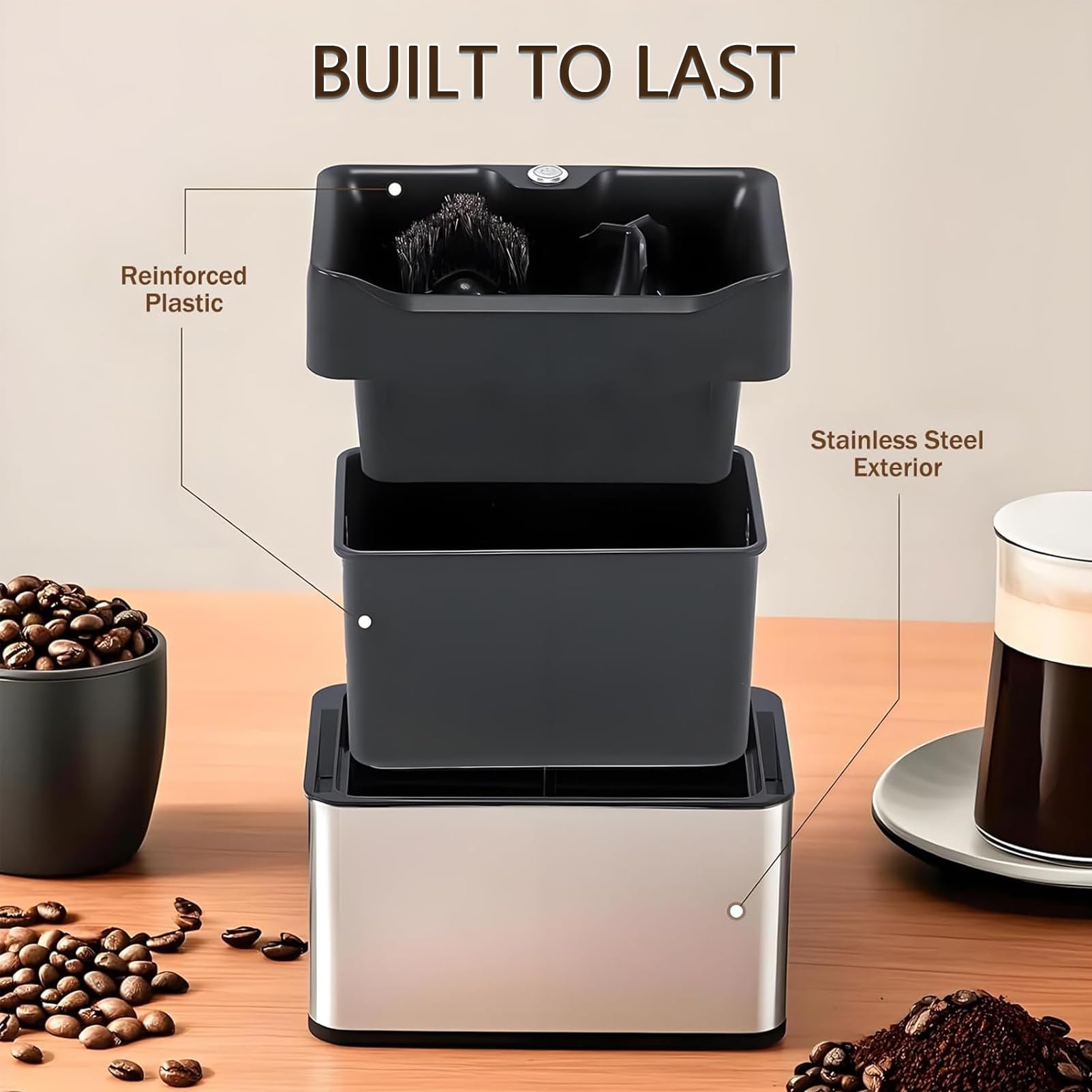 Limpiador De Portafiltro Eléctrico, Kit De Limpieza De Portafiltro De Café con 2 Raspadores Diseñados Y Cepillo, Taza Individual De 58 Mm, Taza Doble De 58 Mm, Limpiador De Disco De Café para Cafeter