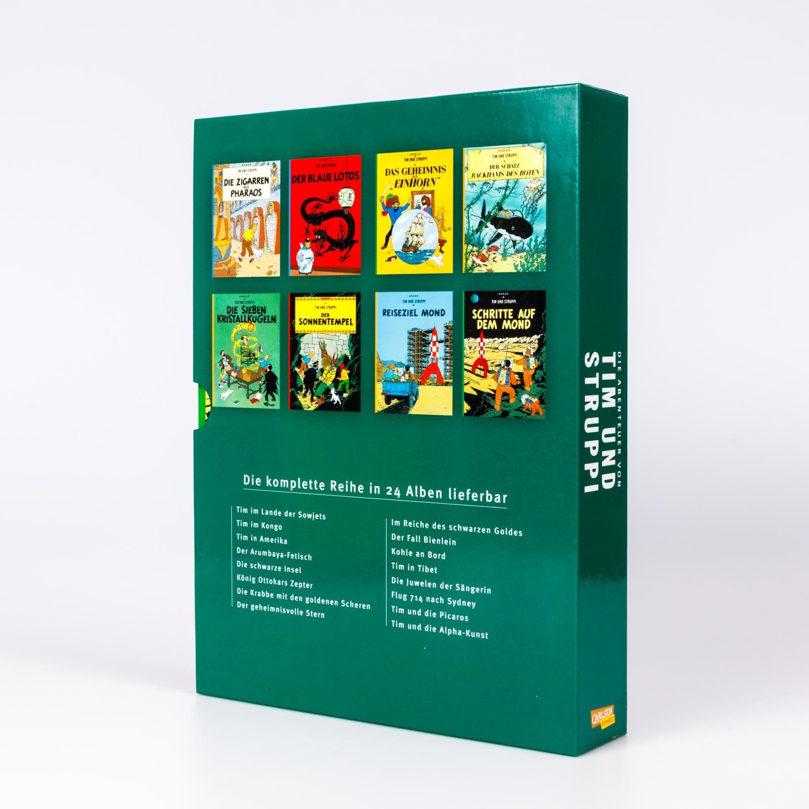 Tim und Struppi: Die Abenteuer von Tim und Struppi: Acht außergewöhnliche Abenteuer aus der Klassikerserie | Softcover-Schuber mit acht ausgewählten Alben