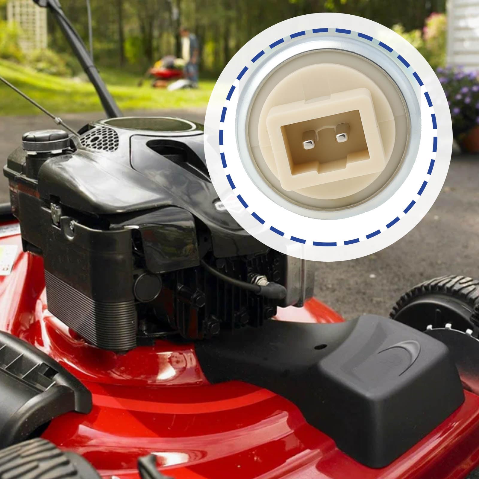 ECSiNG Kosiarka gaźnik 2-pinowy zawór elektroniczny 798779 799115 kompatybilny z Briggs&Stratton 791230 699709 499804 799109
