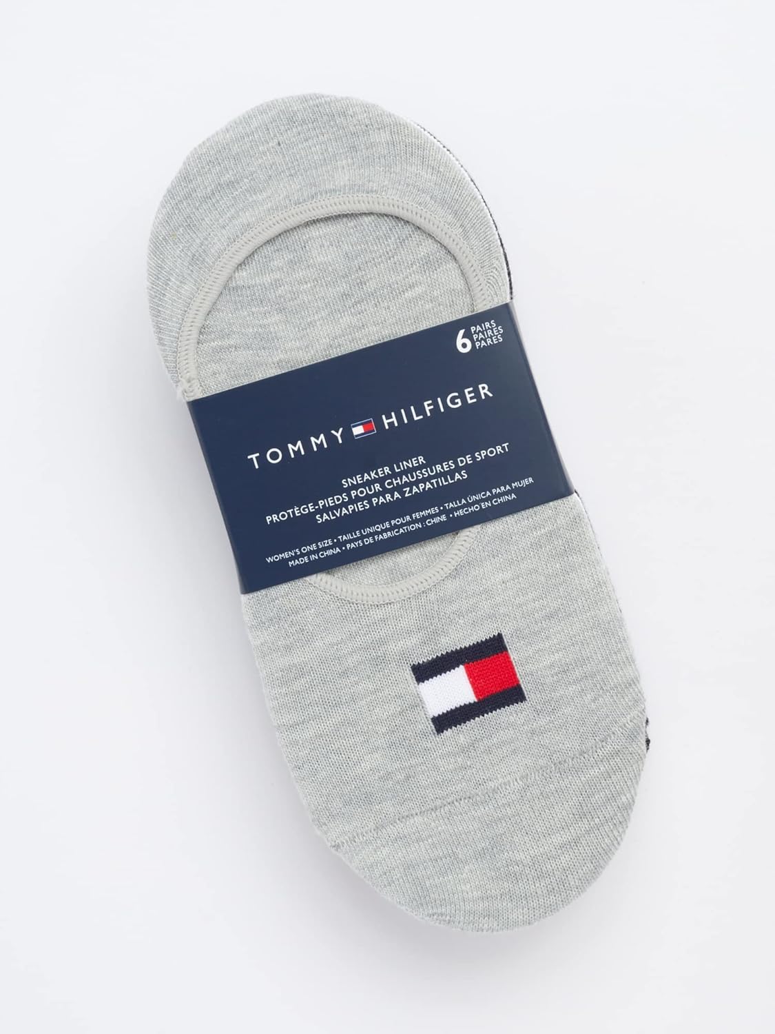 Tommy Hilfiger Womens No Show Socks - 6 Pack Lightweight Athletic Performance Cushioned Shoe Sock Liners for Women - Image 2