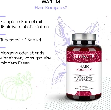 Hair Vitamins Biotin Zinc Selenium Complex