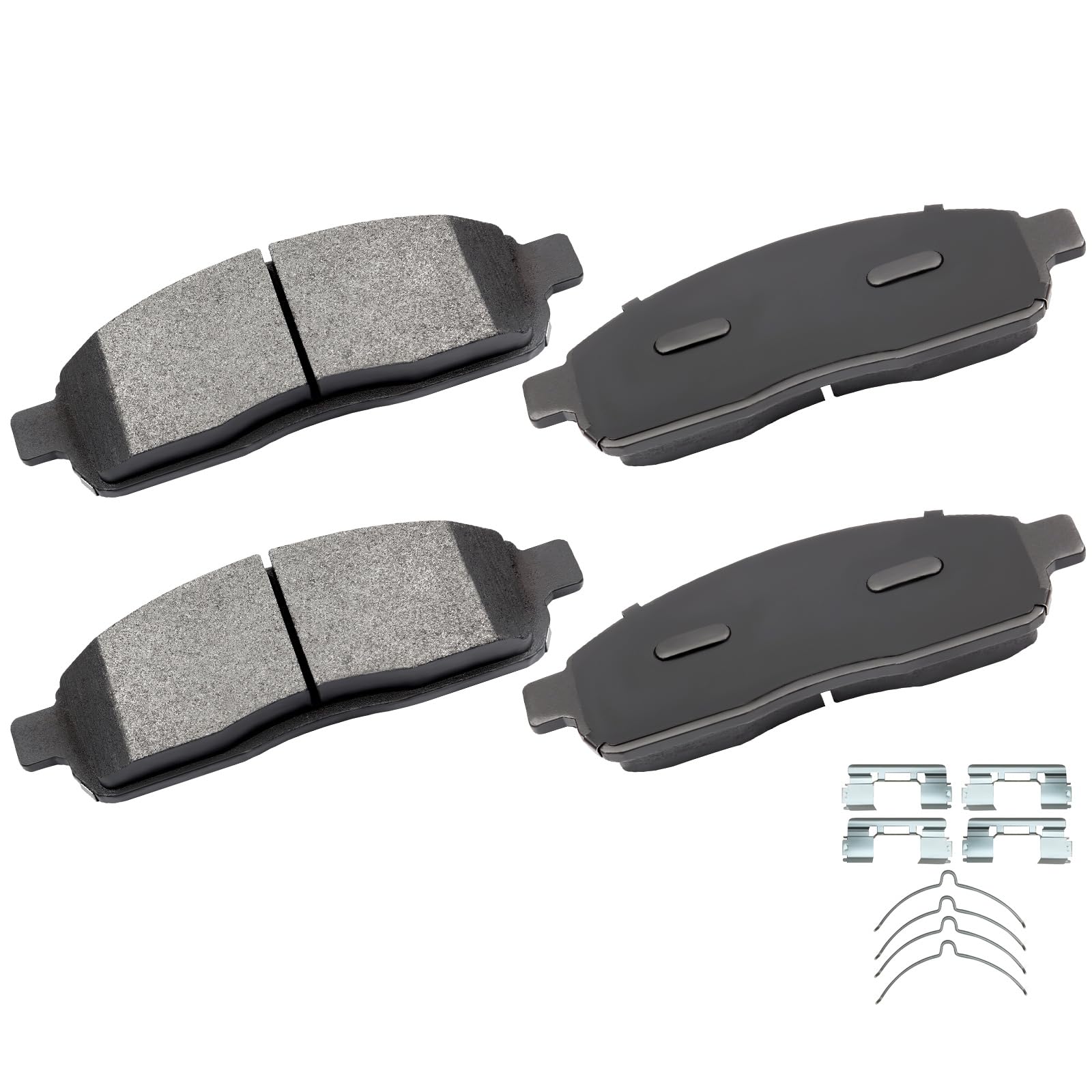 cciyu D1083 Professional Ceramic Front Brake Pads Set fit For 2004-2009 For Ford For F-150,2006-2008 For Lincoln Mark LT