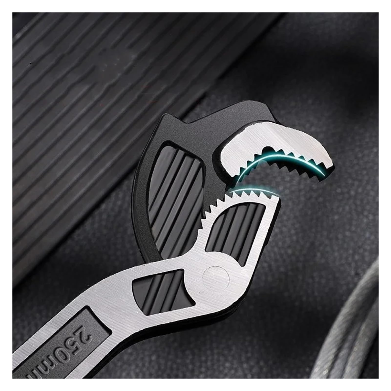 1 llave de tubo autoblocante multifuncional grado industrial, herramienta manual ajustable for reparación automóviles(12-in)