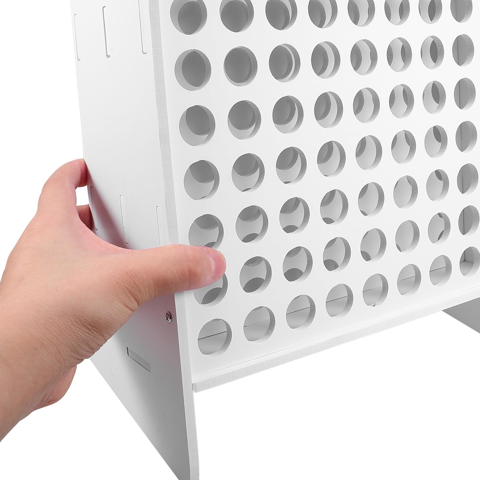 Portapenne da Tavolo Multifunzionale Cassetto Bianco in Plastica, Organizer per Marker Stabile e Durevole, per Back To School Party e Uso Scolastico