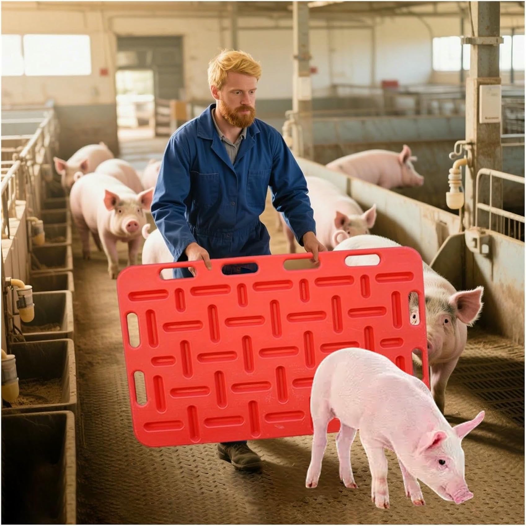 Panneau de tri des porcs portable contre la fuite du bétail au pâturage