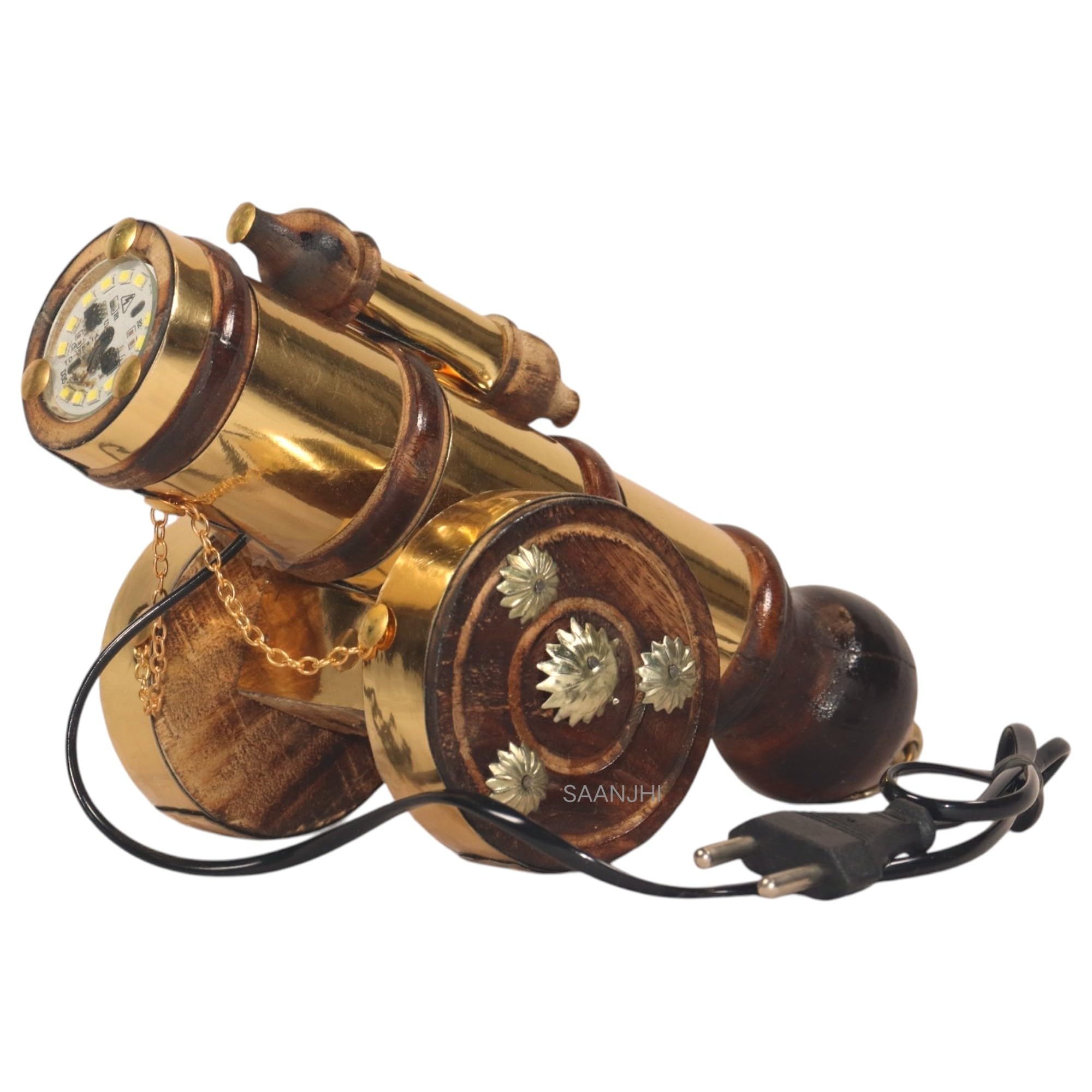 Handcrafted Wooden Caanon Led | Home Décor & Utility | Durable Decorative Accessory-image-18