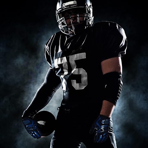 Miniatura 6 de ACESHIP Guantes de fútbol para adultos, guantes de fútbol de rendimiento mejorado y guantes de fútbol de alto agarre para adultos y niños