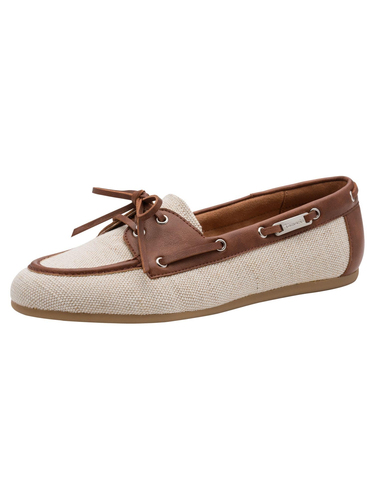 Tamaris Women's moccasin flat beige 7.5 UK