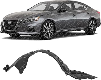 AUTOS PARTS PLUS Front Fender Liner Left Driver Side Direct Replacement Compatible With 2019-2023 Nissan Altima NI1248166 638416CA0A