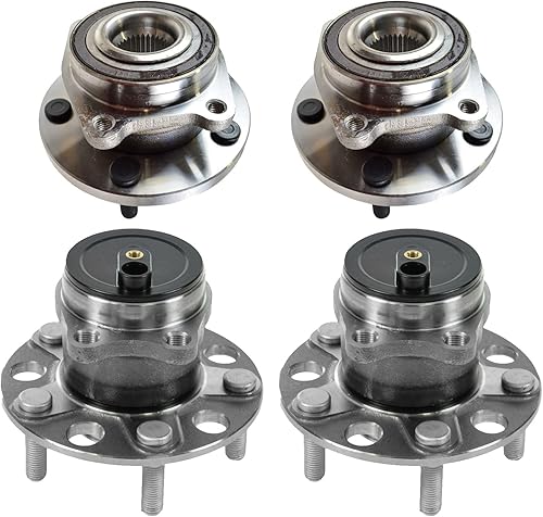 Vista 577 de TRQ Juego de 2 rodamientos y bujes de rueda trasera izquierda y derecha compatible con Ford Expedition 2007-2010 Lincoln Navigator 2007-2010