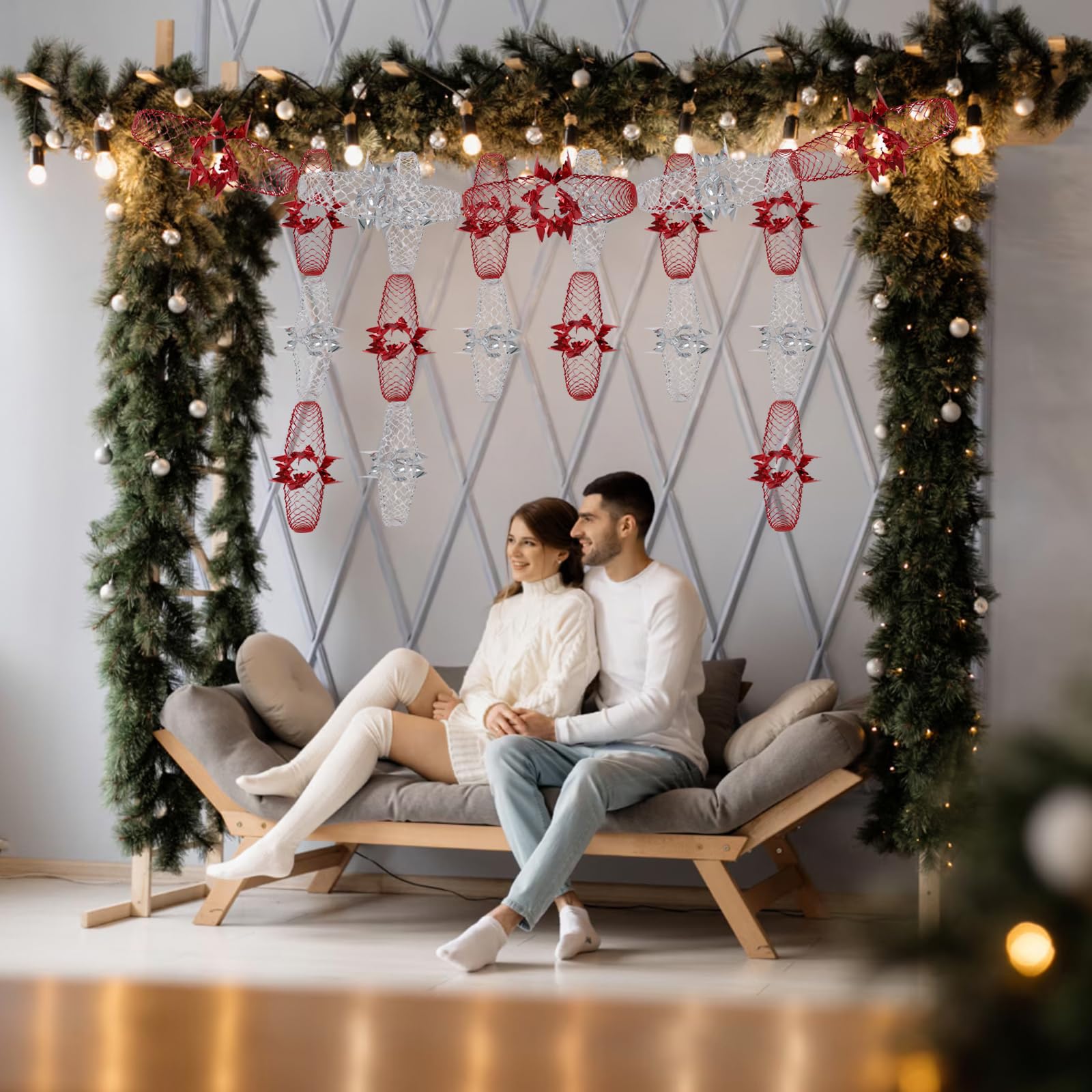 12 Rollen Weihnachts-Luftschlangen - 6 Farben, Je 25m, Für Party-Deko