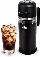VINCI Express Cold Brew Maker: Electric Fast Cold Brew Coffee Machine, 1.4L Glass Carafe, 3 Strengths, Self-Cleaning Cycle