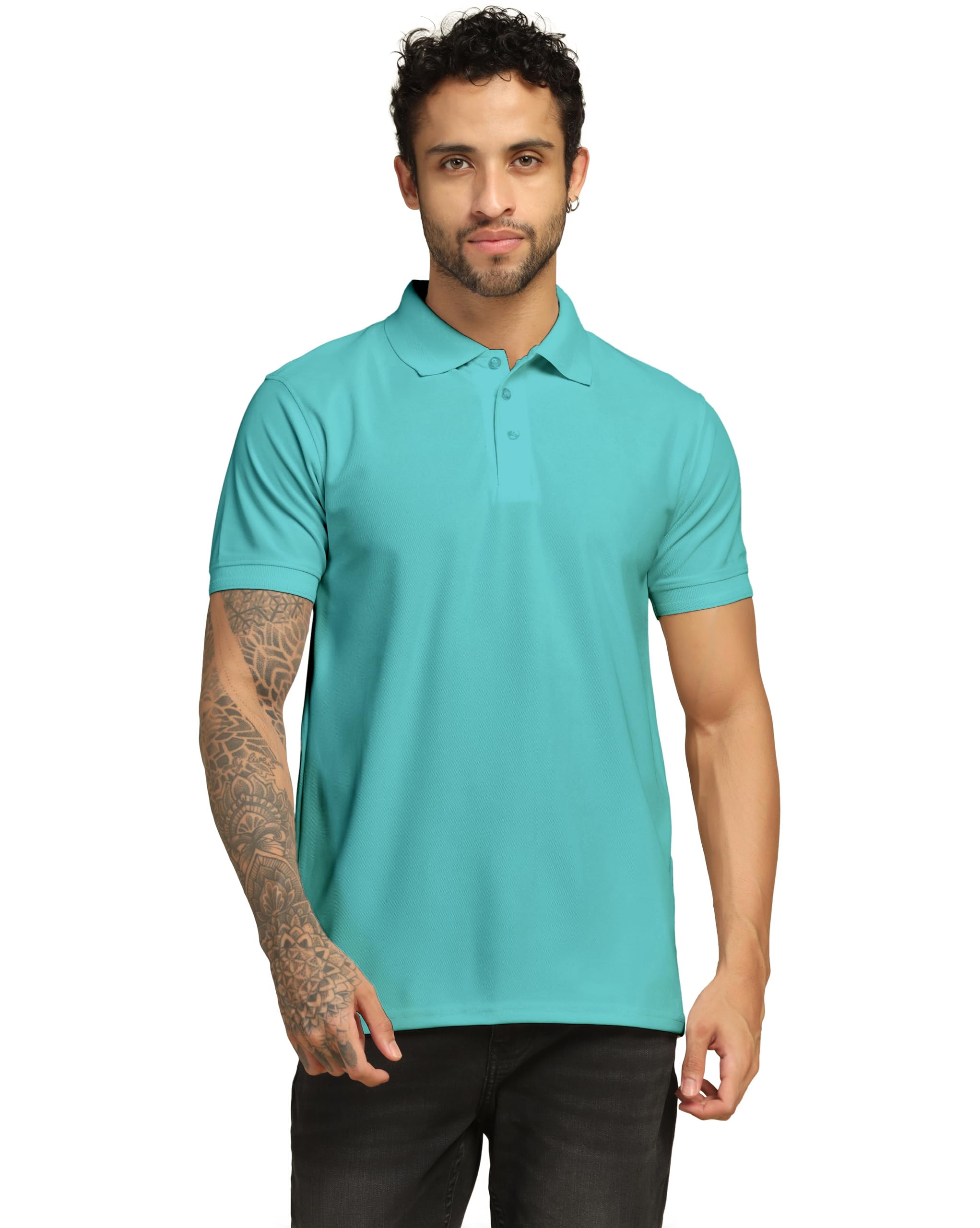 vastravibes Men's Polo Regular Fit T-Shirt-picture-12