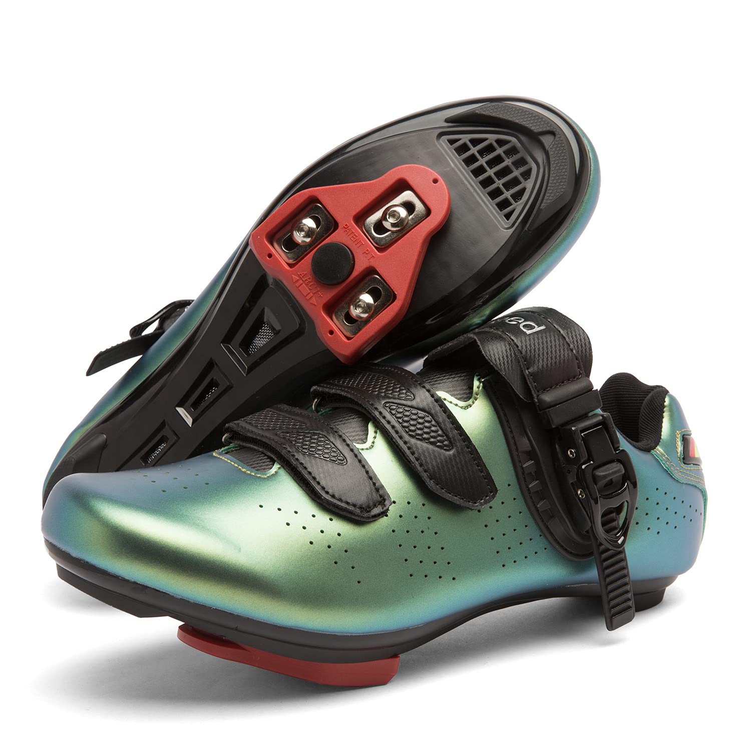 Men’s Road Bike Cycling Shoes with Look Delta Cleat for Lock Pedal Spin Shoes for Peloton Indoor Bike Shoes