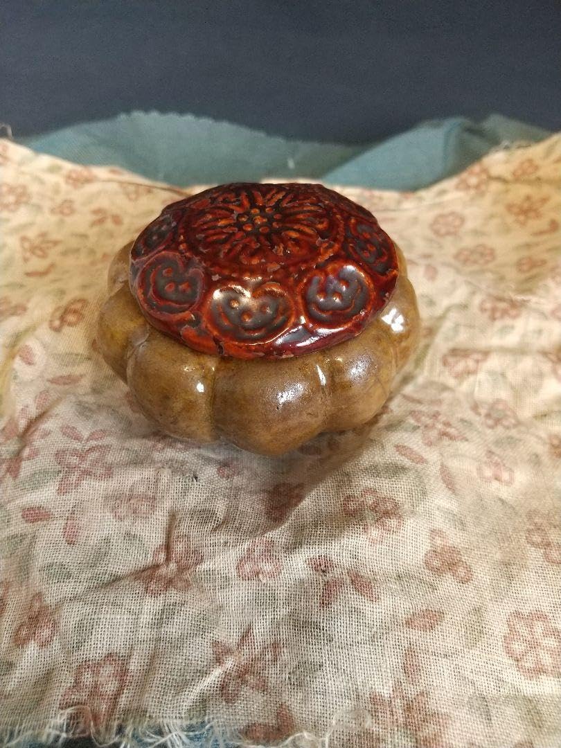 Amazon.co.jp: 本歌 阿古陀形 時代交趾香合 : ホーム＆キッチン