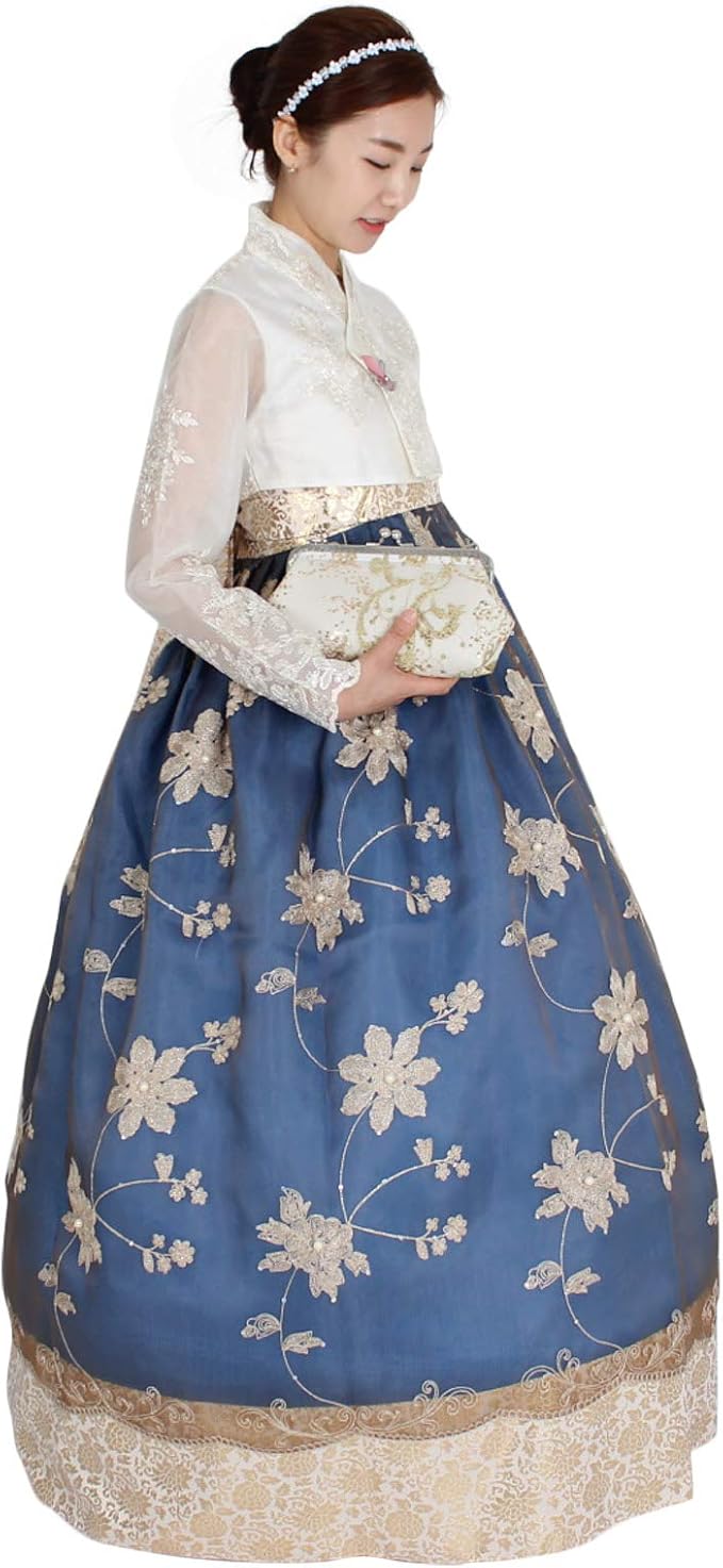 Amazon.com: Korea Hanbok Woman Adult Female Traditional Hanbok Dress Wedding Birthday Party Mom 