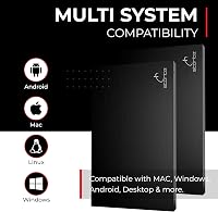 Storite 1TB Külső Merevlemez USB 3.0 PC Mac Windows Laptop Gamer Backup - 1 TB, black 3