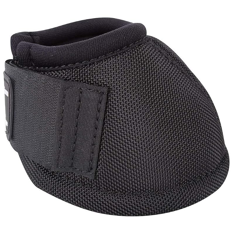 Bota de Proteção para Casco Equino Classic Equine Dyno No-Turn Overreach Preta Grande, Par
