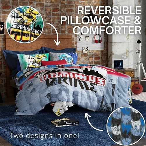 Miniatura 65 de Franco - Juego de ropa de cama coleccionable Nintendo Donkey Kong, 5 piezas, edredón reversible supersuave y juego de sábanas con funda, tamaño Rojo