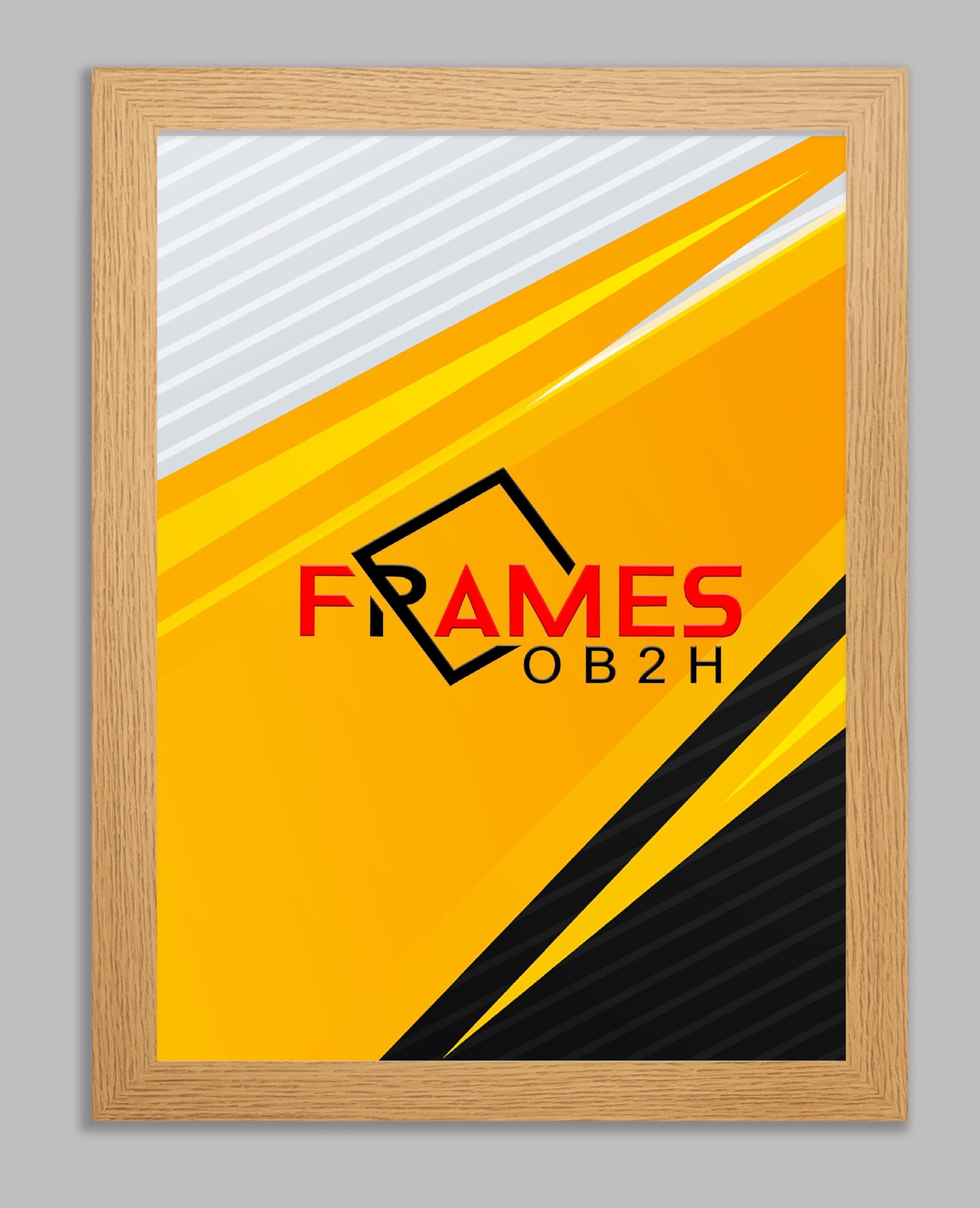 BARGAIN POSTER FRAME A1 LIGHT OAK, AI SIZE 59.4 cm x 84 cm (OAK, AI(59.4 cm x 84 cm)