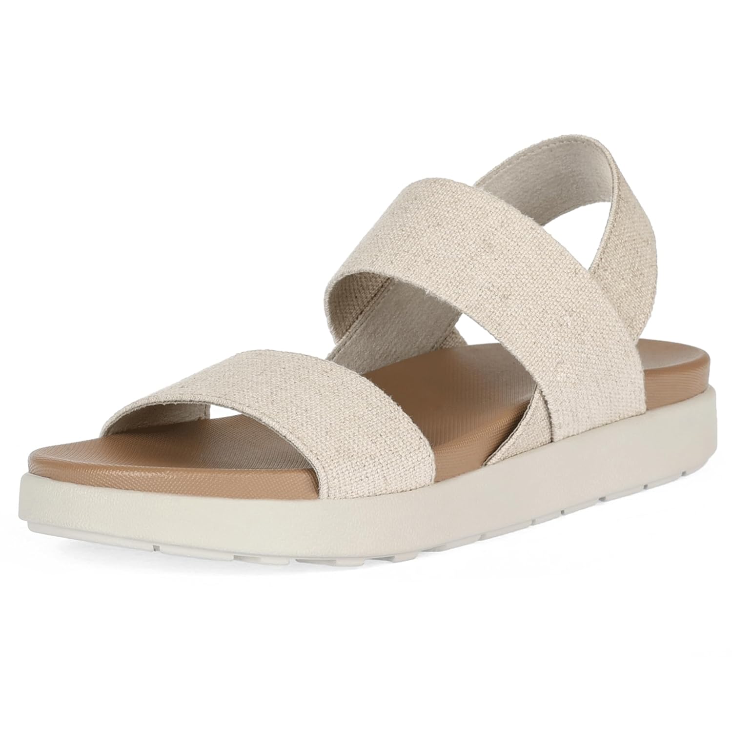 Flat Sandals for Women Platform Comfortable Walking Sandals Beach Ankle Strap Sandals Arch Support Shoes