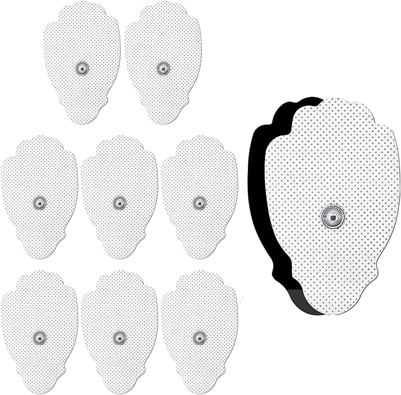 Tens Pads 10 Pack Electrode Pad with Standard 3.5mm SnapOn Connector