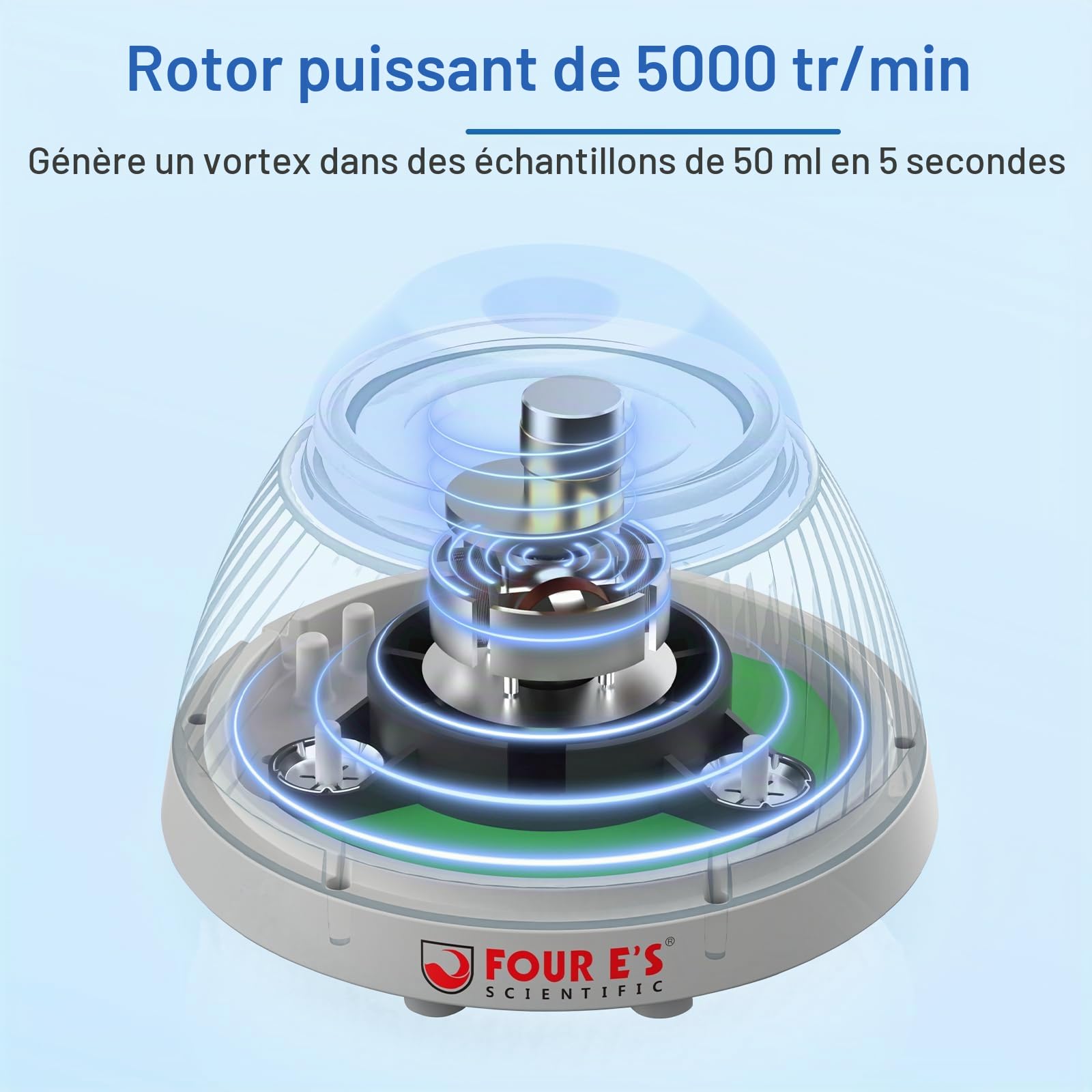 Vortex Mixeur 5000tr/min Mélangeur Agitateur Vortex Agitateur de Peinture 5000rpm 5,5mm 50ml Vortex Mixer Shaker pour les Peintures Citadel les encres les vernis à ongles