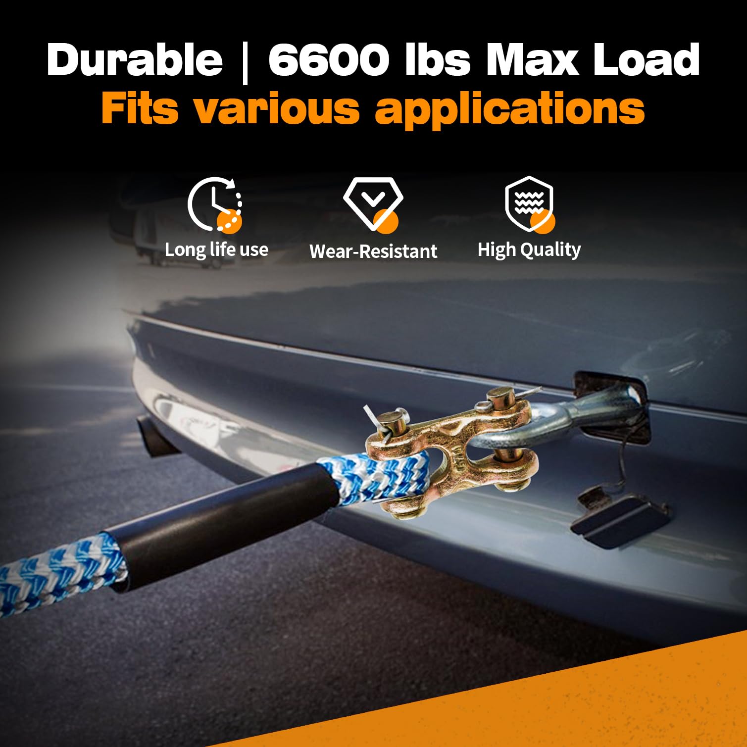 Heavy Duty Chain Links - 6600LBS Working Load -3 Heavy Duty Chain Links - 6600LBS Working Load -3