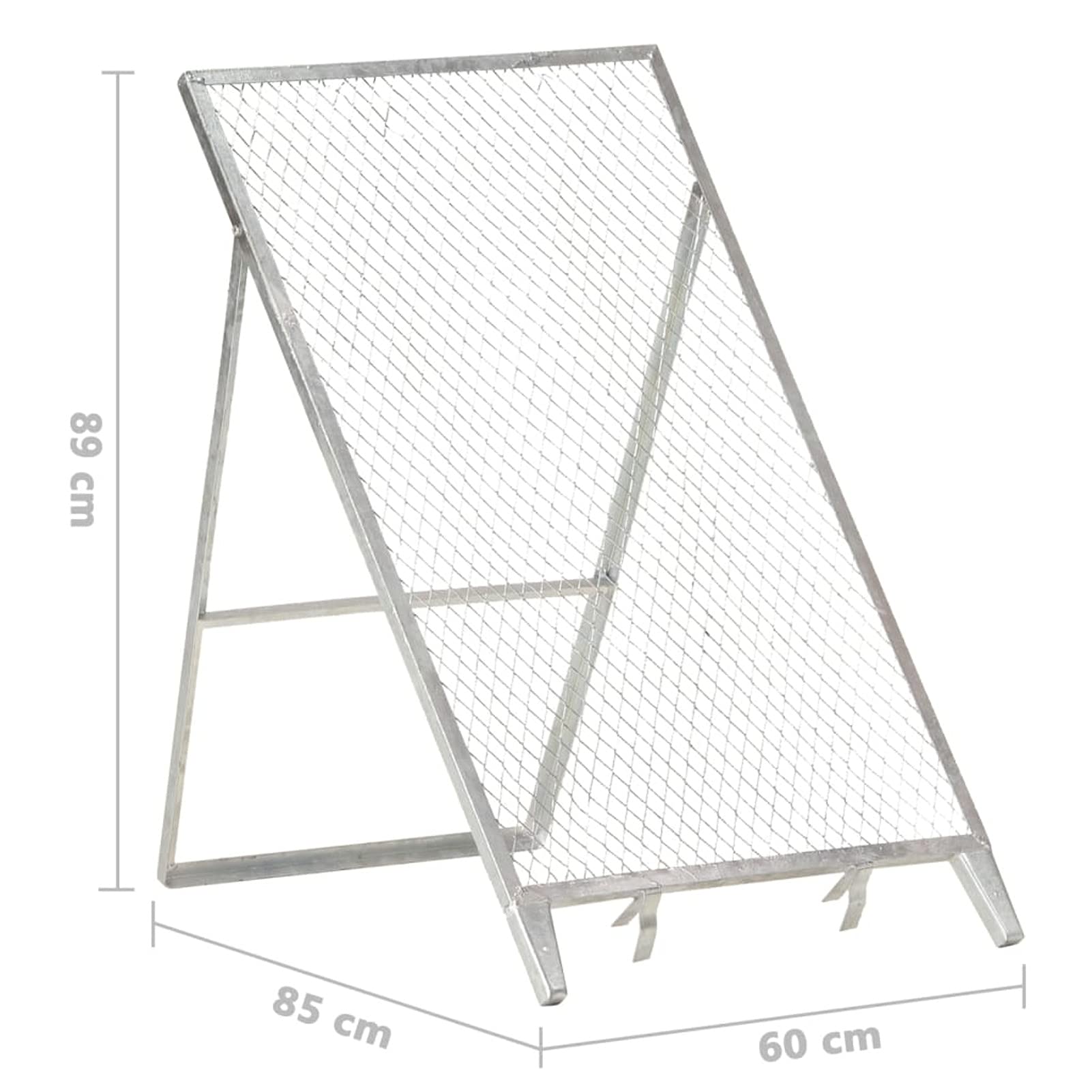 Tidyard Gartensieb Durchwurfsieb Sieb Kompost Gitter Durchwurfgitter Erdsieb Verzinkter Stahl 60 x 85 x 89 cm