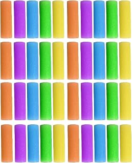40PCS Aligner Chew,Bright Color Retainer Chew for Invisalign,Round Invisible Braces Silicone Orthodontic Chompers Munchies