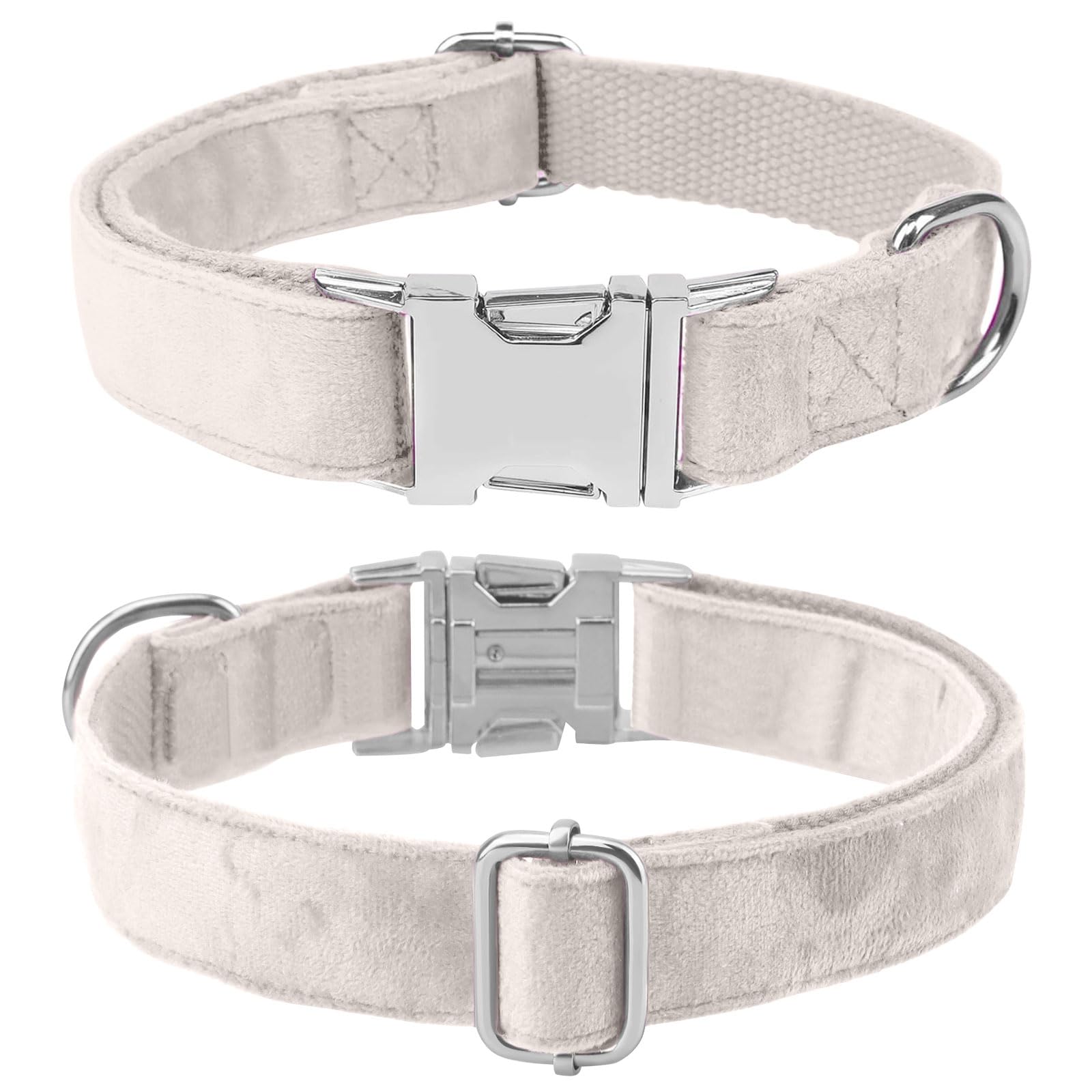 KTWSUEF Hundehalsband Mit Fliege - Samt Halsband Verstellbar Für Festliche Anlässe