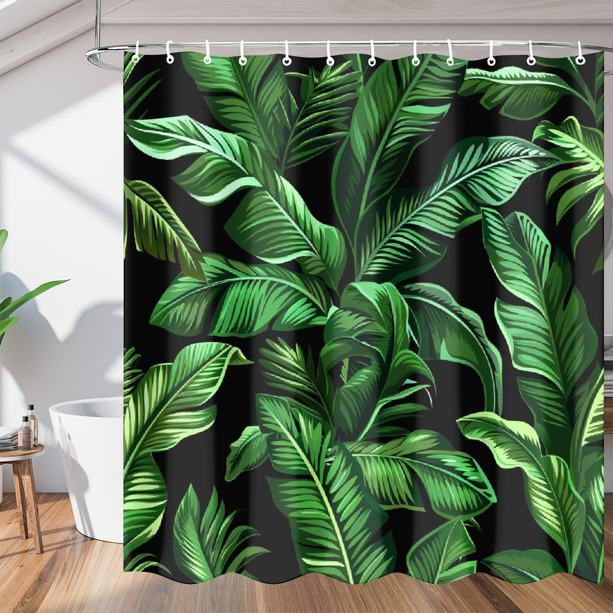 Rideau de douche imperméable en polyester de haute qualité 183x183cm