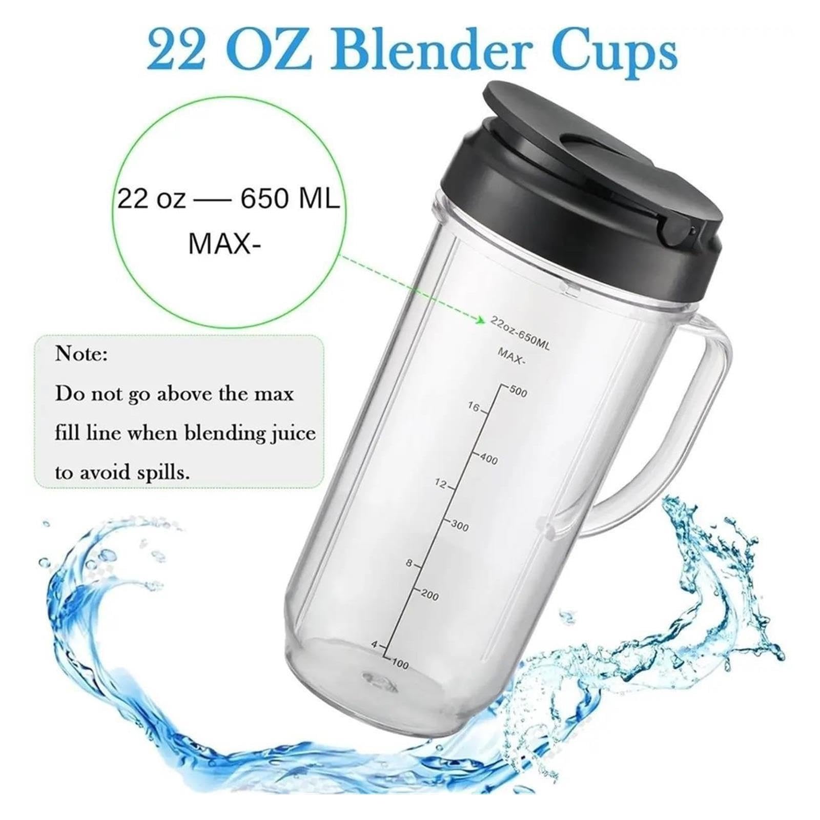 Sostituzione Tazze Frullatore 22 Once, Compatible With Magic Bullet 250w