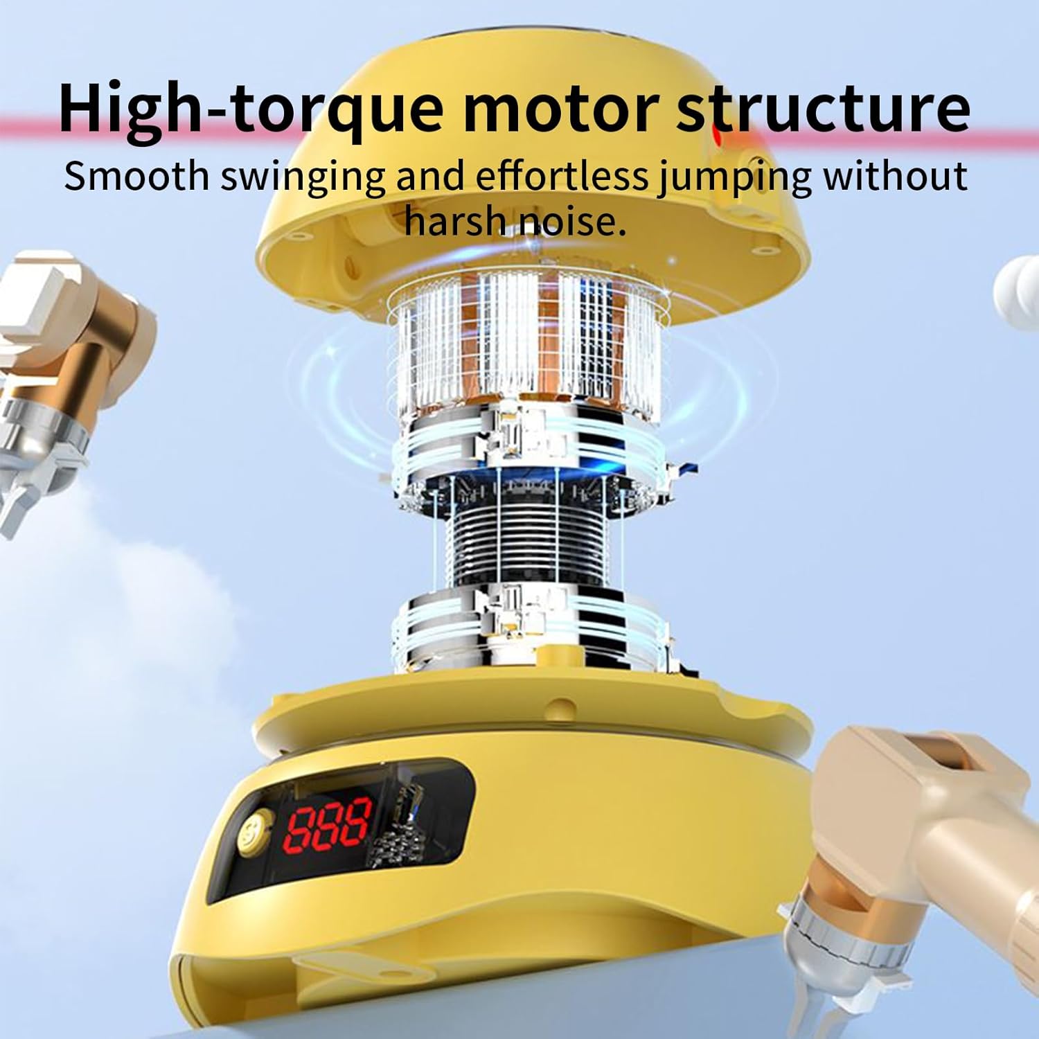 スキップロープマシン | 1-10段階速度調整 ワイヤレス音楽 ジャンプ器具,リモコン付き 電子縄跳び - 自宅用 大人 子供 男性