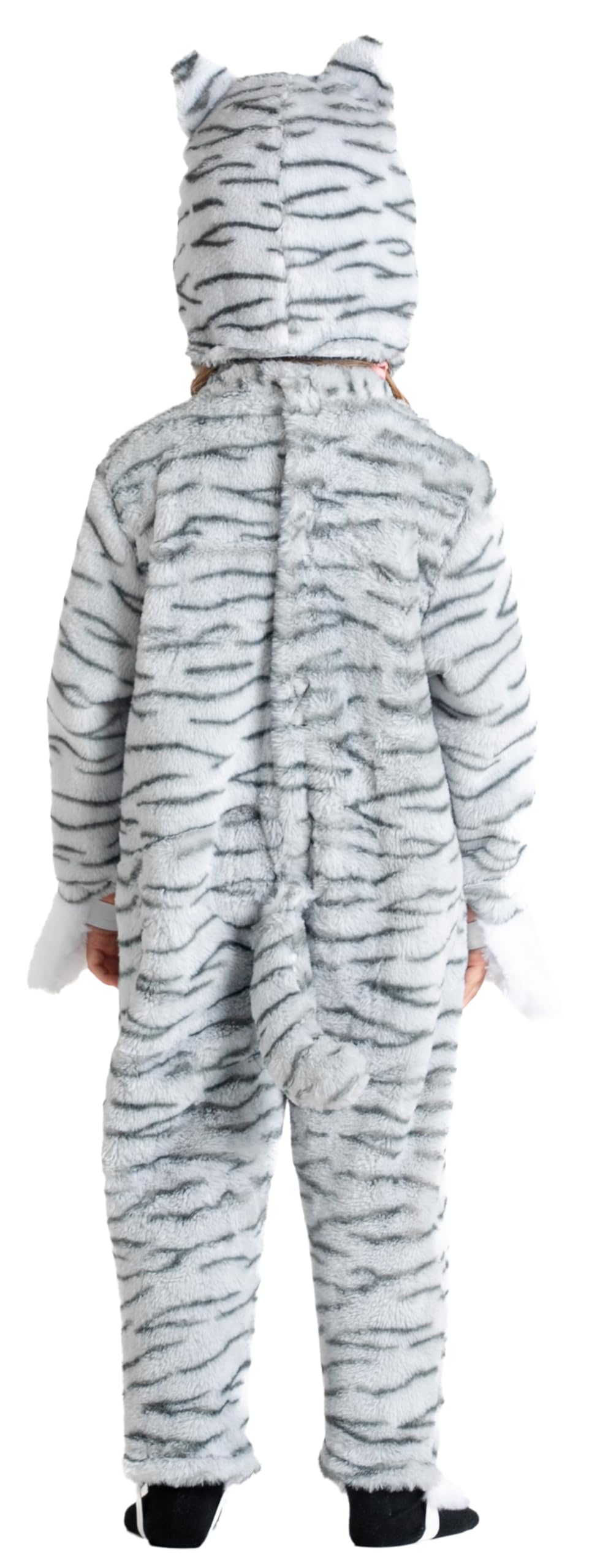 Costume Terrore Per Bambini - Taglia L (7-9 Anni) - Vestito Con Cappuccio Stampato Per Halloween E Carnevale - 3