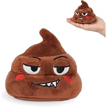 SHENGSEN Fake Dog Poop Squishy Plush Toy - 8 Sounds