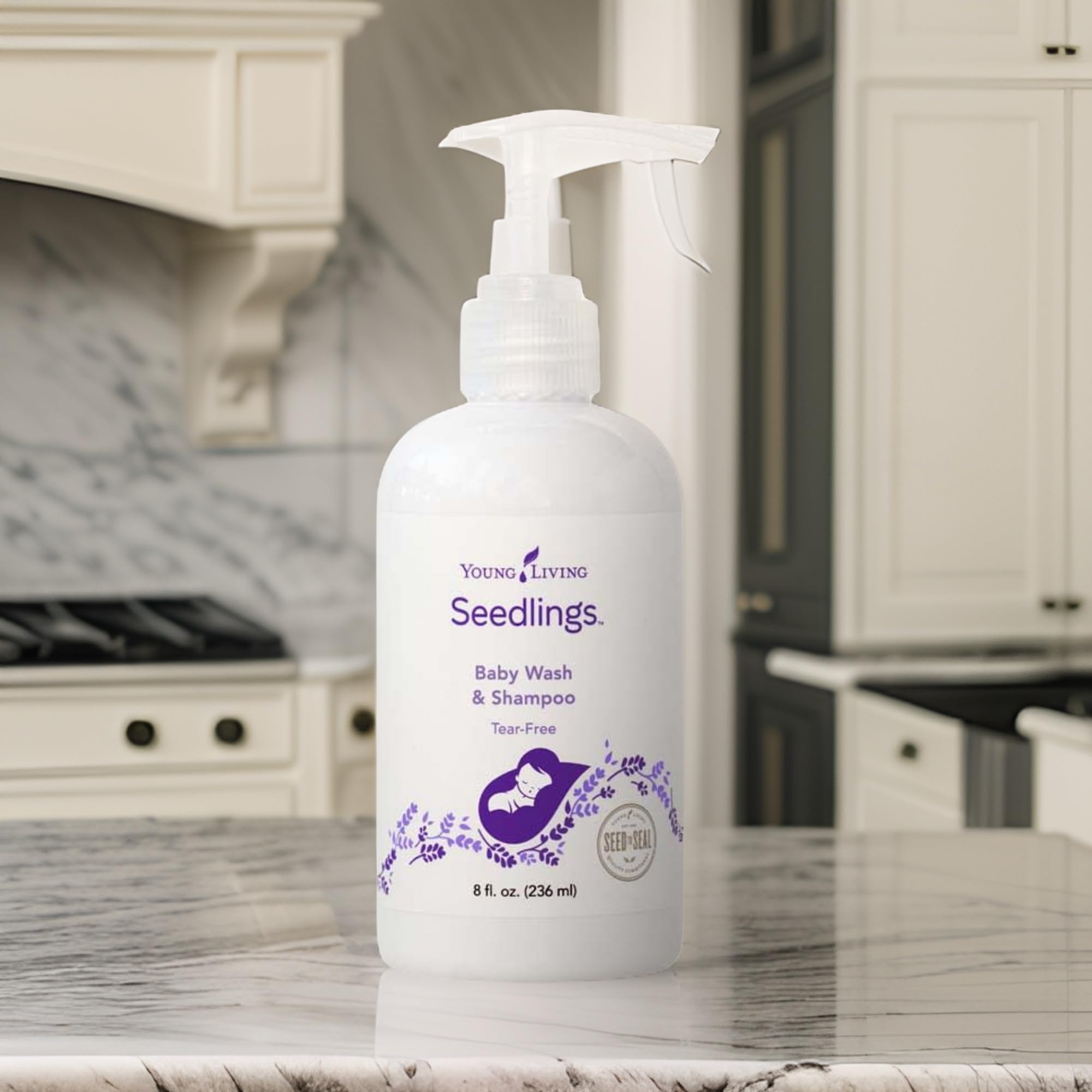 【3セット】YoungLivingSeedlingsベビーウォッシュ＆シャンプー Amazon.com: Young Living - Seedlings Baby Wash & Shampoo 8 fl oz