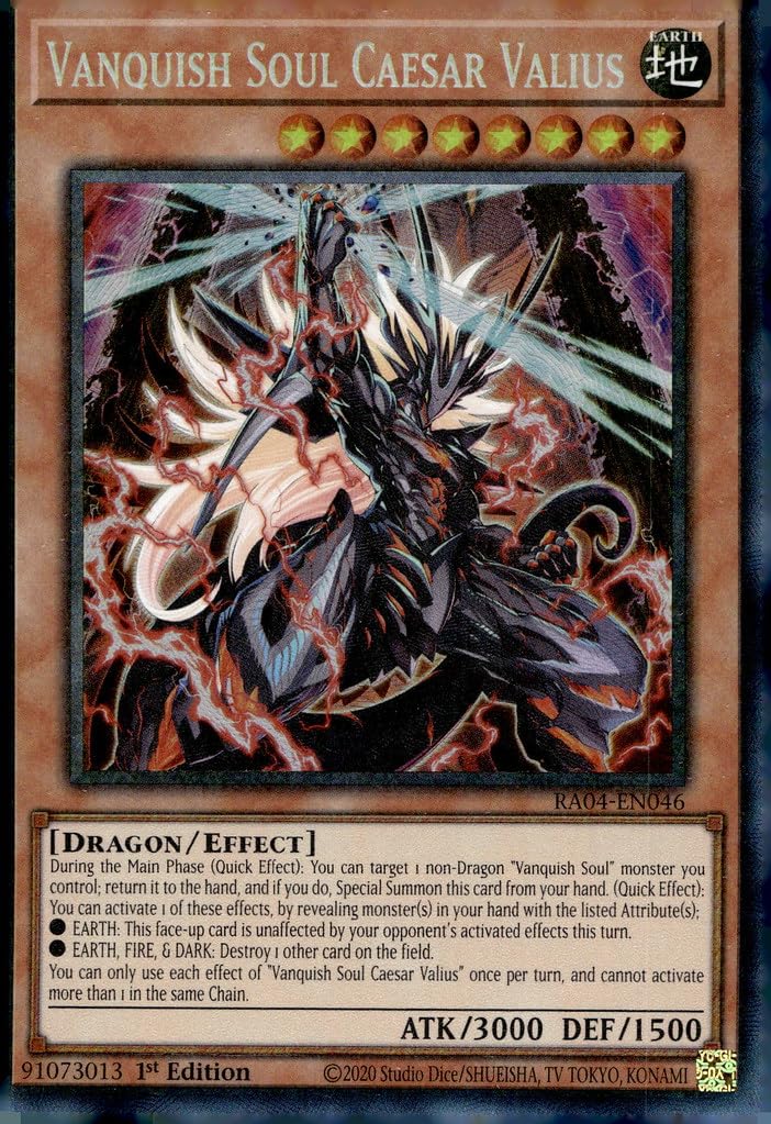 Amazon.com: Vanquish Soul Caesar Valius (CR) - RA04-EN046