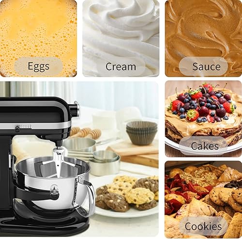 Miniatura 2 de Flex Edge - Accesorios y accesorios para batidora KitchenAid de 6 cuartos de galón, accesorio de paleta de pastelería para Kitchenaid, apto para